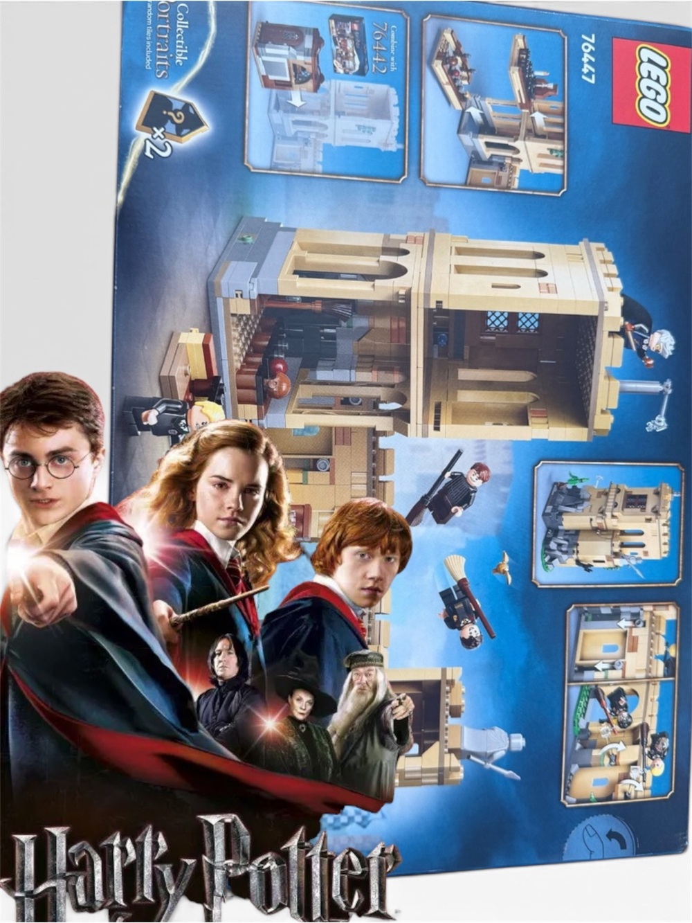 LEGO Tan and Blue Hogwarts Moments Build Set